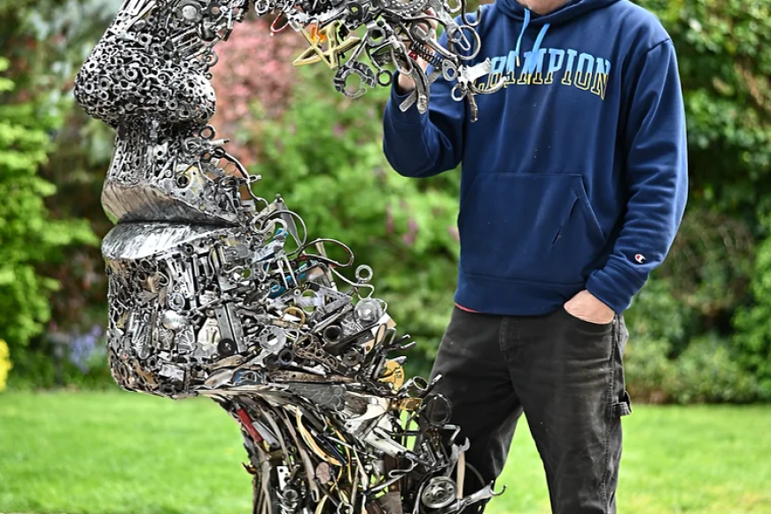 Brian Mock: The Master of Sculpting with Recycled Metal
