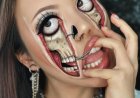 20 Mind-Bending Photos of Mimi Choi’s Optical Illusion Makeup Art