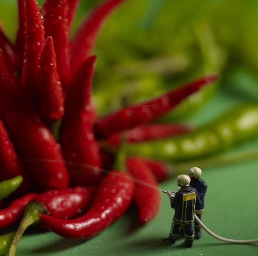 “Small Figures, Big Imagination” ,28 Photographs of Turning Food into Tiny Worlds