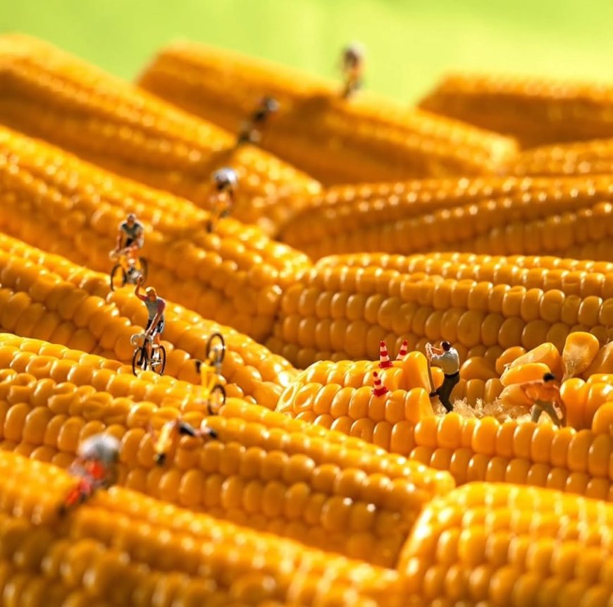 “Small Figures, Big Imagination” ,28 Photographs of Turning Food into Tiny Worlds