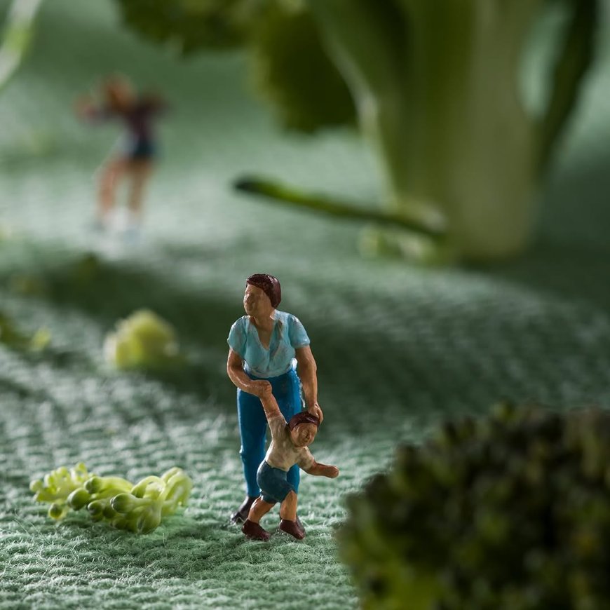 “Small Figures, Big Imagination” ,28 Photographs of Turning Food into Tiny Worlds