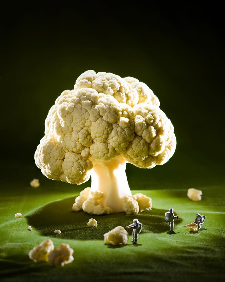 “Small Figures, Big Imagination” ,28 Photographs of Turning Food into Tiny Worlds