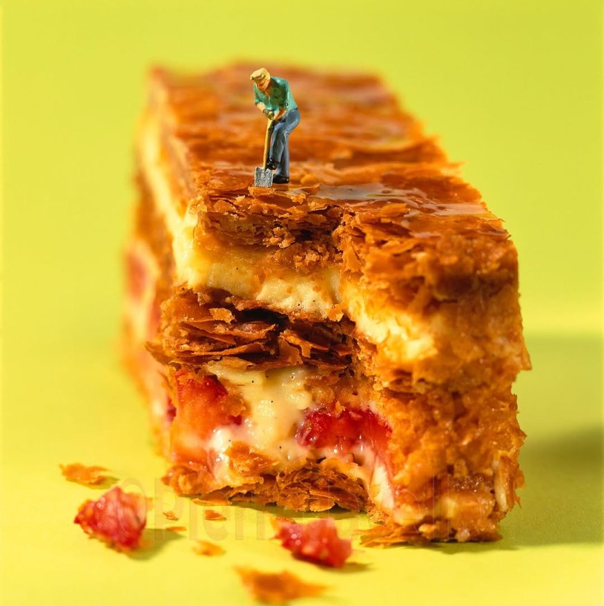 “Small Figures, Big Imagination” ,28 Photographs of Turning Food into Tiny Worlds