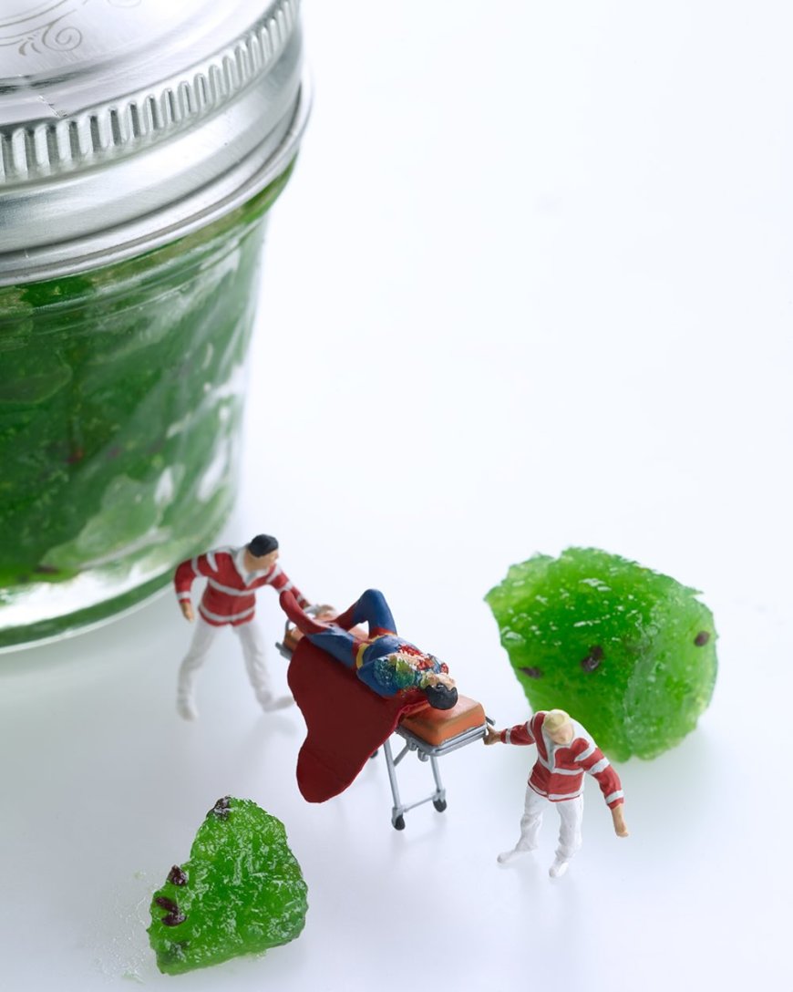 “Small Figures, Big Imagination” ,28 Photographs of Turning Food into Tiny Worlds