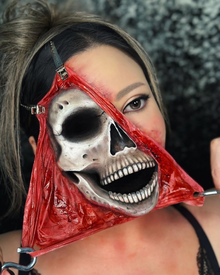 20 Mind-Bending Photos of Mimi Choi’s Optical Illusion Makeup Art