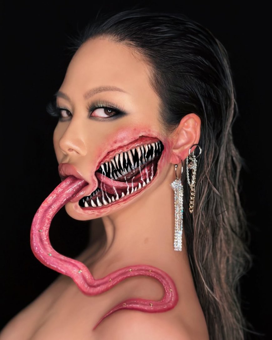 20 Mind-Bending Photos of Mimi Choi’s Optical Illusion Makeup Art