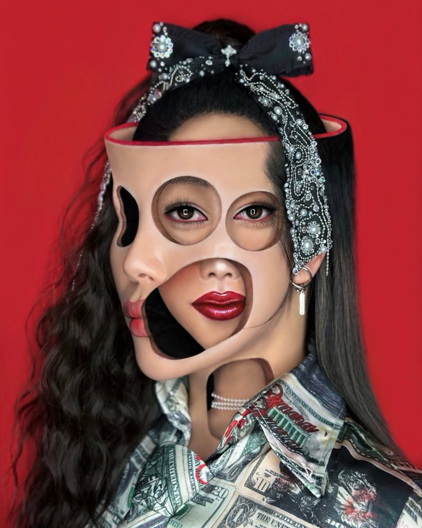 20 Mind-Bending Photos of Mimi Choi’s Optical Illusion Makeup Art